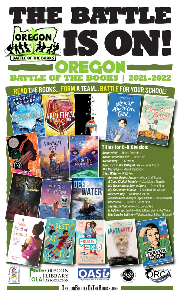 Posters and Bookmarks – Oregon Battle of the Books