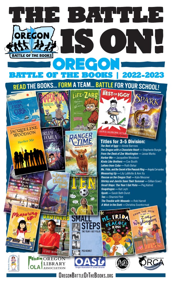Posters and Bookmarks Oregon Battle of the Books