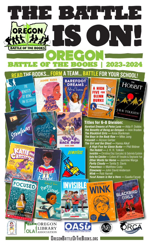 Posters and Bookmarks Oregon Battle of the Books