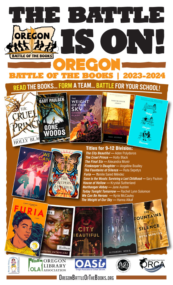 Posters and Bookmarks Oregon Battle of the Books