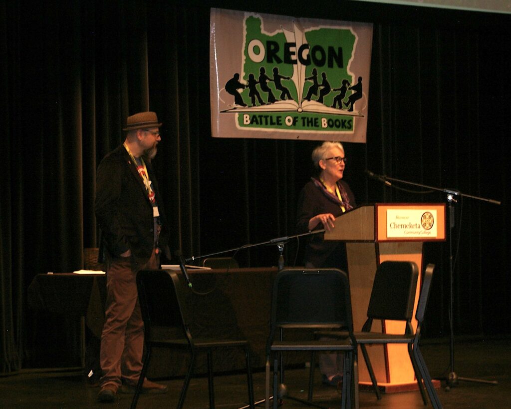 Alan Gratz with MaryKay Dahlgreen